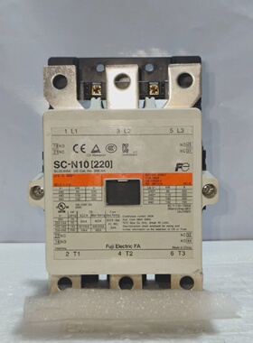 FUJI ELECTRIC SCN10 200 260A DC 100127V 5060Hz 3P Contactor