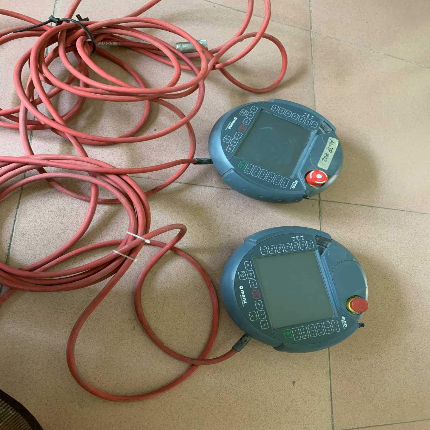 MANZ机器人操作屏拆机实图拍带线上机就能用aico.pen-议价