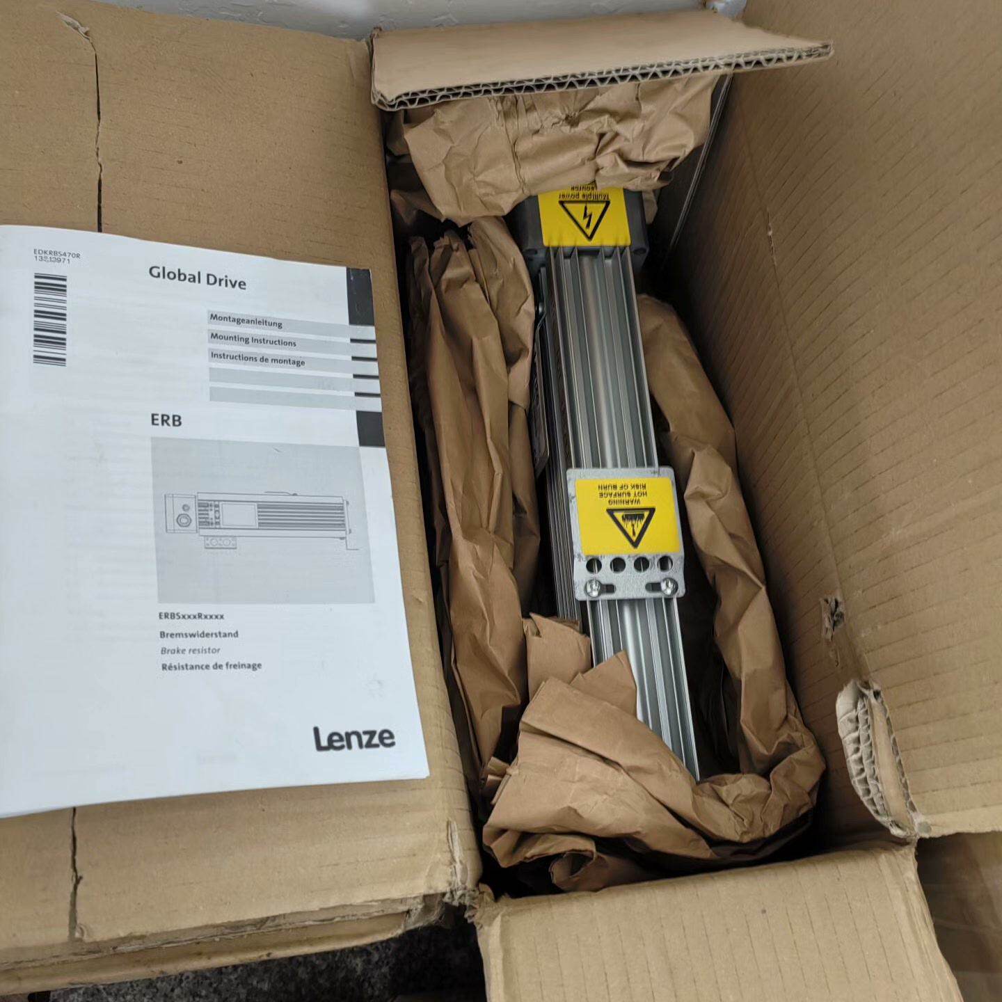 全新原装LENZE制动电阻ERBS180R350W11