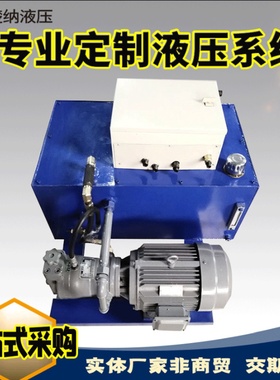 非标液压站升降货梯用油泵成套系统小型立式卧式液压泵站
