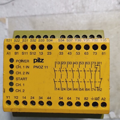 寻“”皮尔兹PNOZ11安全继电器24VAC24VDC拆机