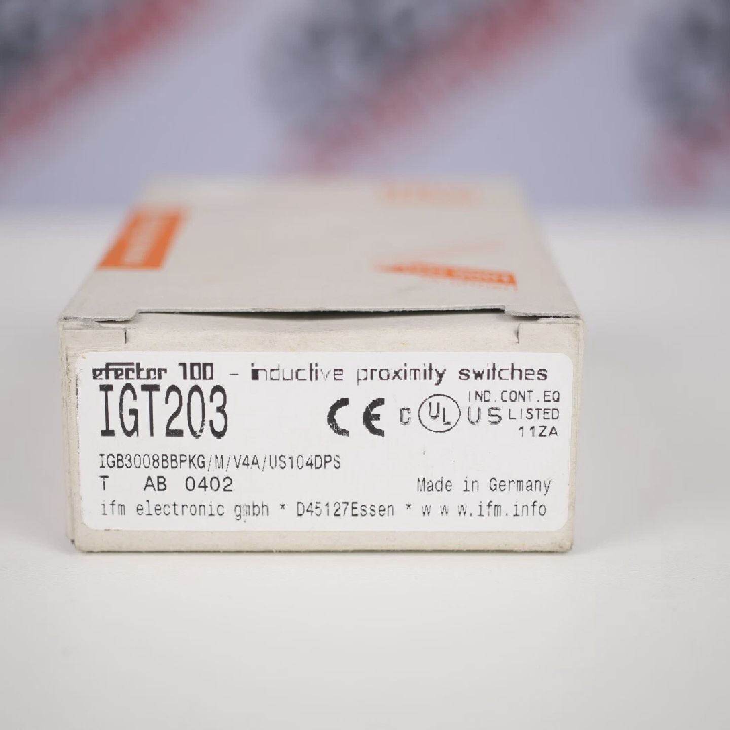 IFM EFFECTOR 100 IGT203 IGB3008BBPKGMV4AUS104DPS INTERRUPTEU