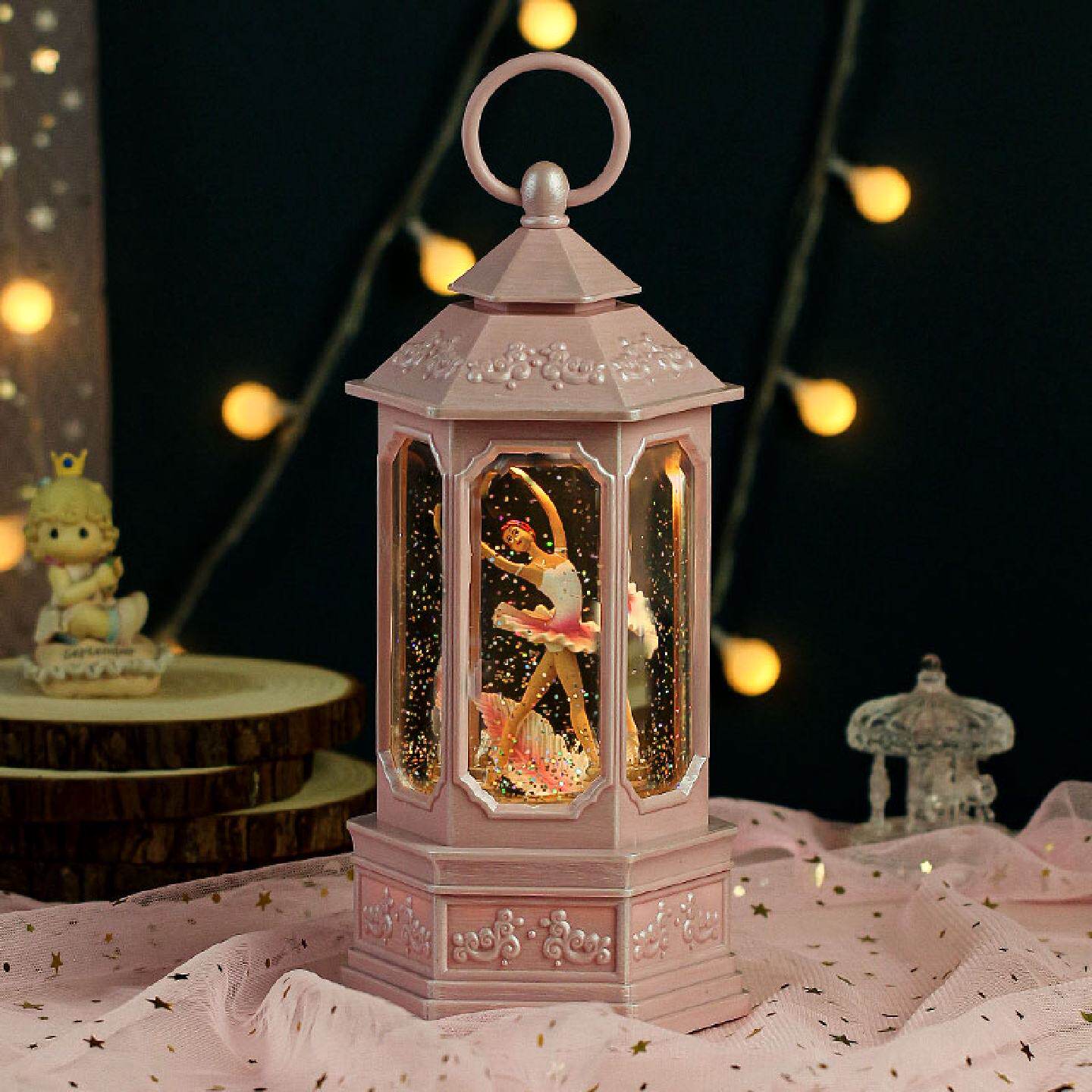 音乐盒八音盒女孩生日礼物10岁十12儿童小女童可旋转芭蕾舞水晶球