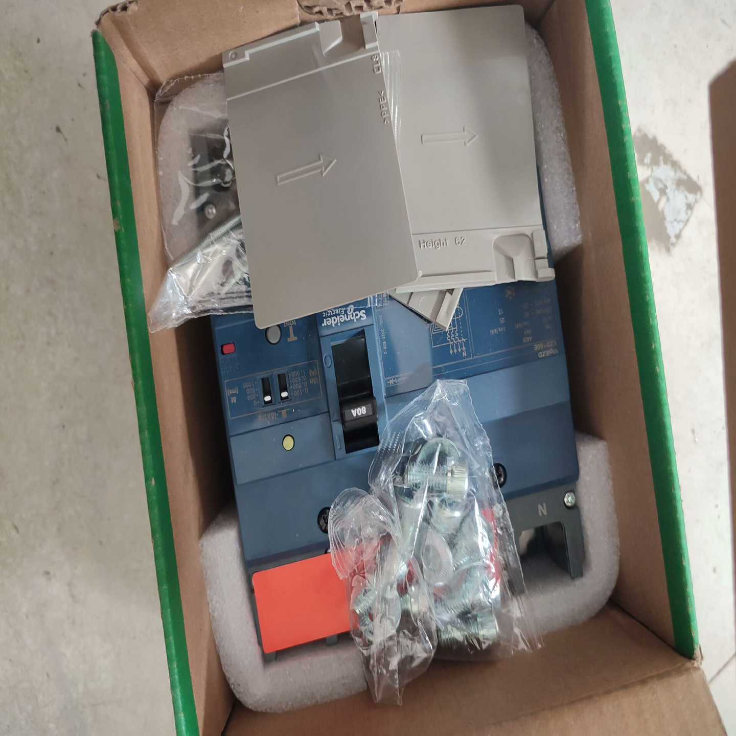 询价施耐EZD160E4080ELN塑壳漏电保护器空气开关4P8