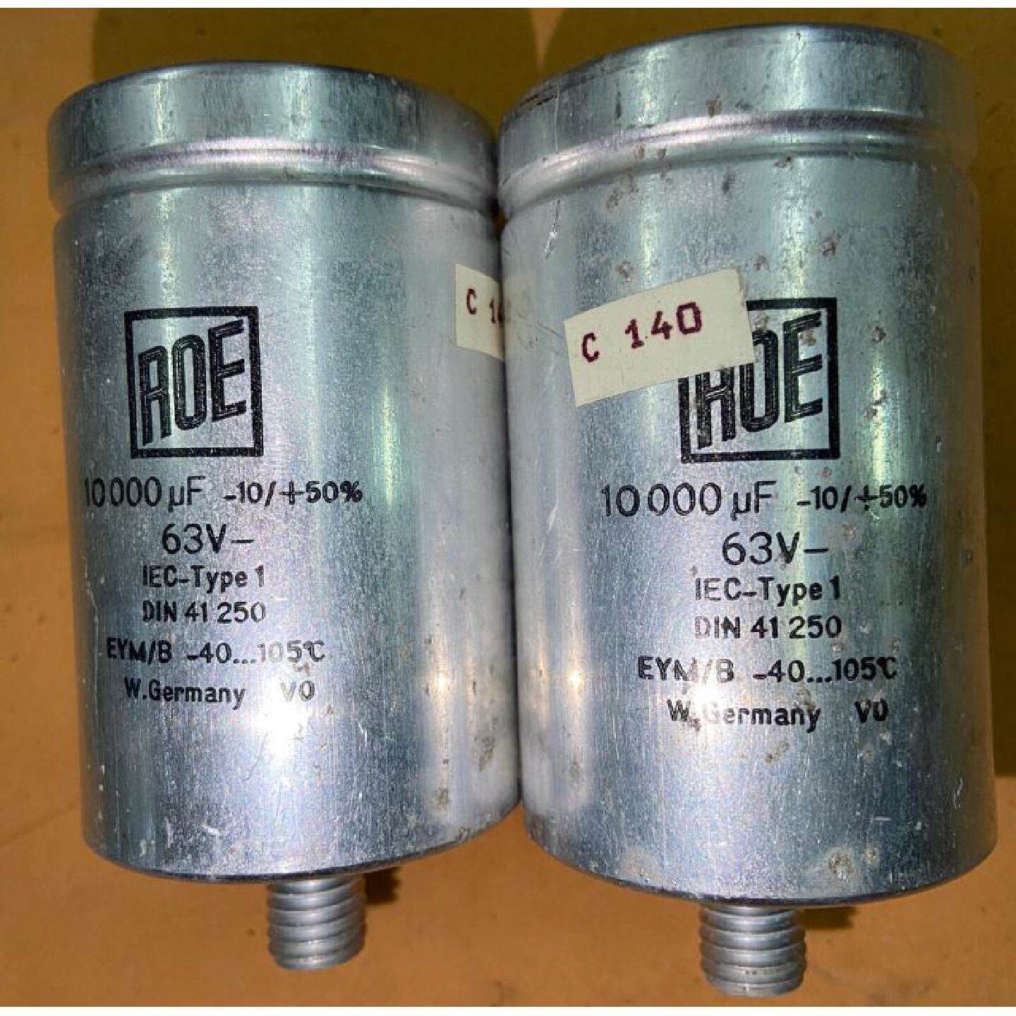 议价【议价】德国ROE音频滤波电容63V10000UF 容量足 规格:5