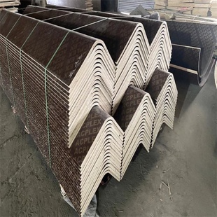 倒角方柱木模板建筑工地用方形水泥柱子浇筑定型模具圆弧圆柱模板