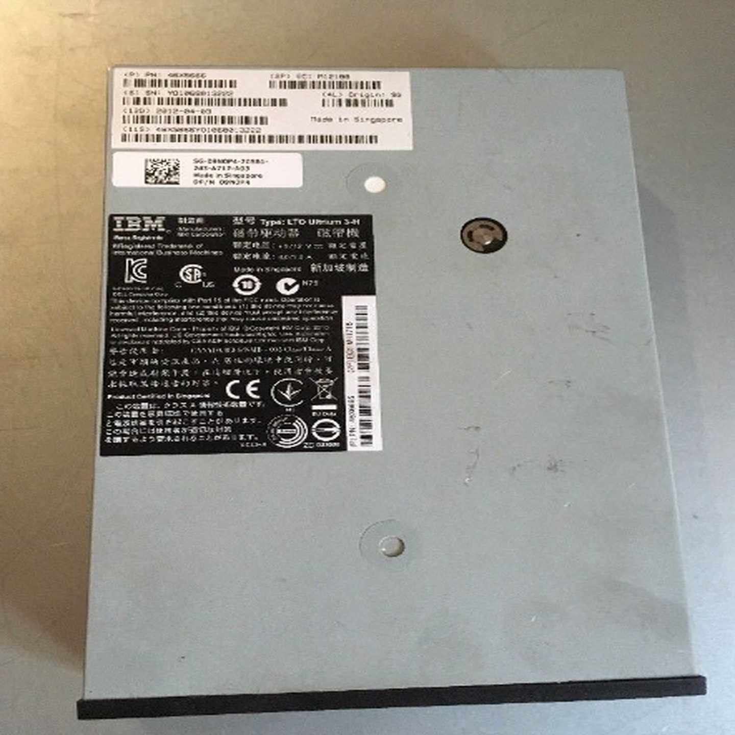 配件9N0P4 46X5666  Dell IBM LTO3 HH SAS V2 INT Tape 内议价