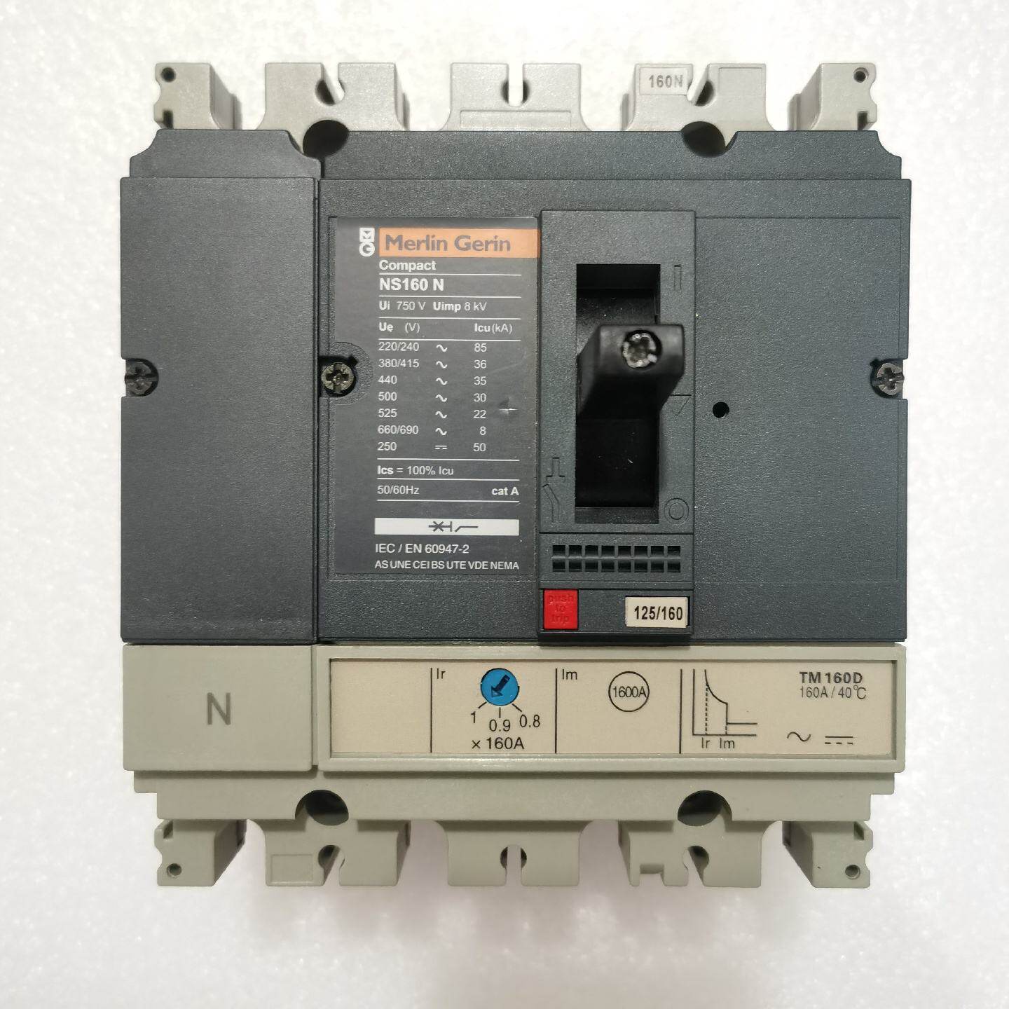 议价正品梅兰日兰Merlin Gerin空开NS100N NS160SX NS250N 4P断路