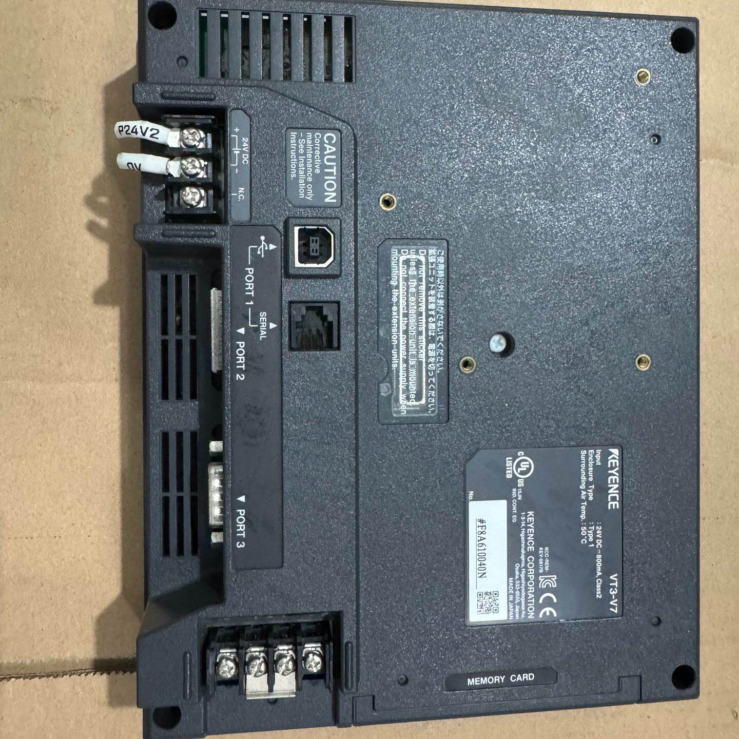 议价基恩士KEYENCEVT3V7触摸屏7寸彩色显示功能可维修