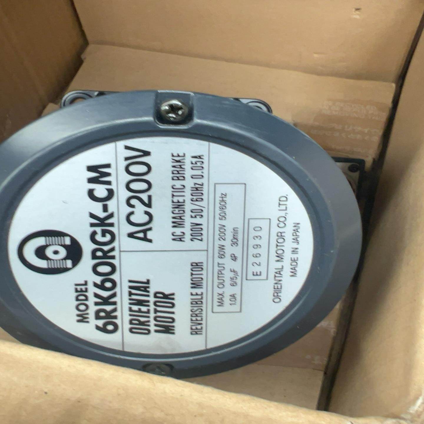 【请询价】日本东方电机6RK60RGK-CM全新未使用200V交流