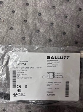 售前询价巴鲁夫感测器 BES01YA 全新正品 现货