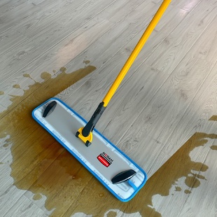乐柏美平板拖把Rubbermaid铝合金家用一拖净干湿两用大号替换拖布