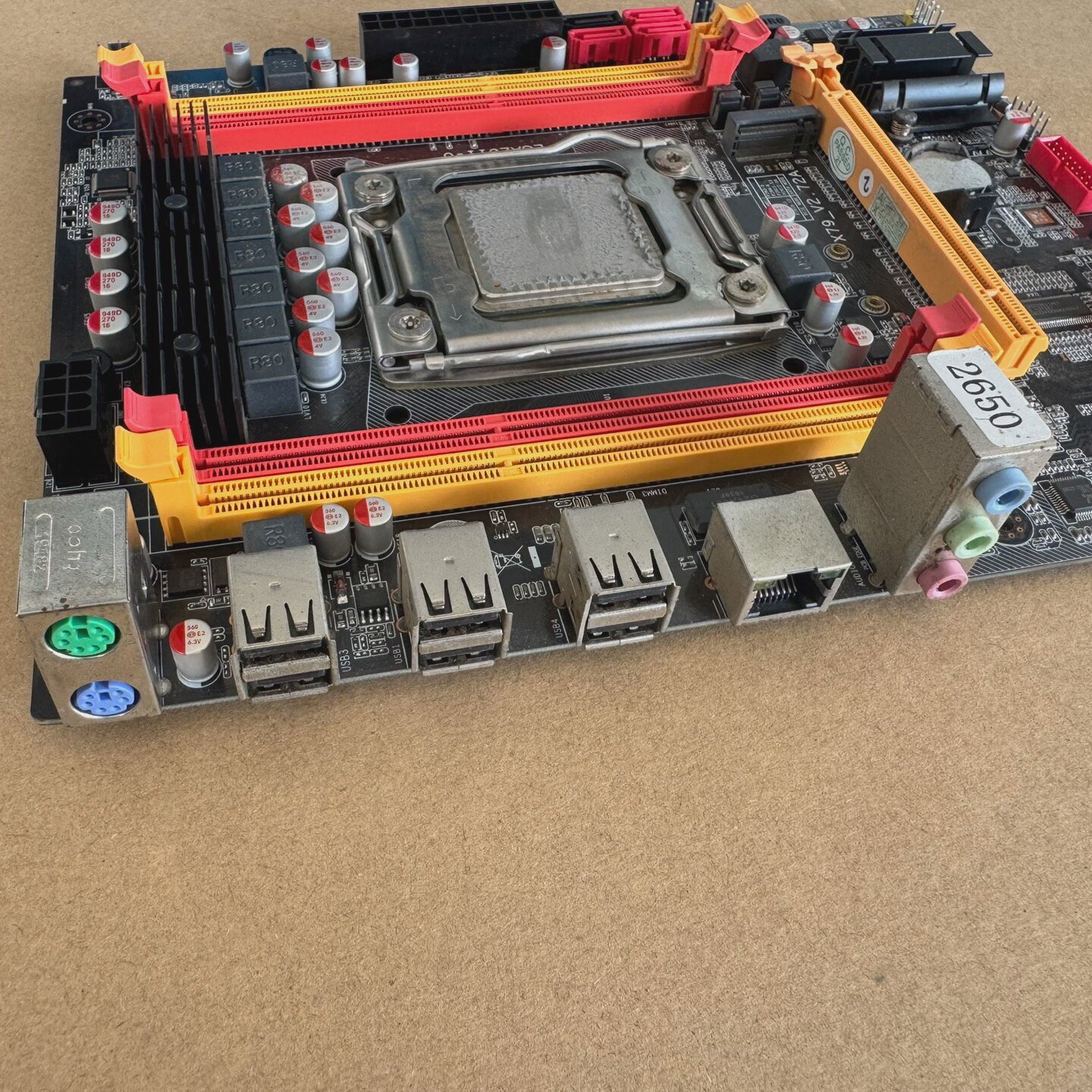 询价-X79V2.72A送E52650CPU主板