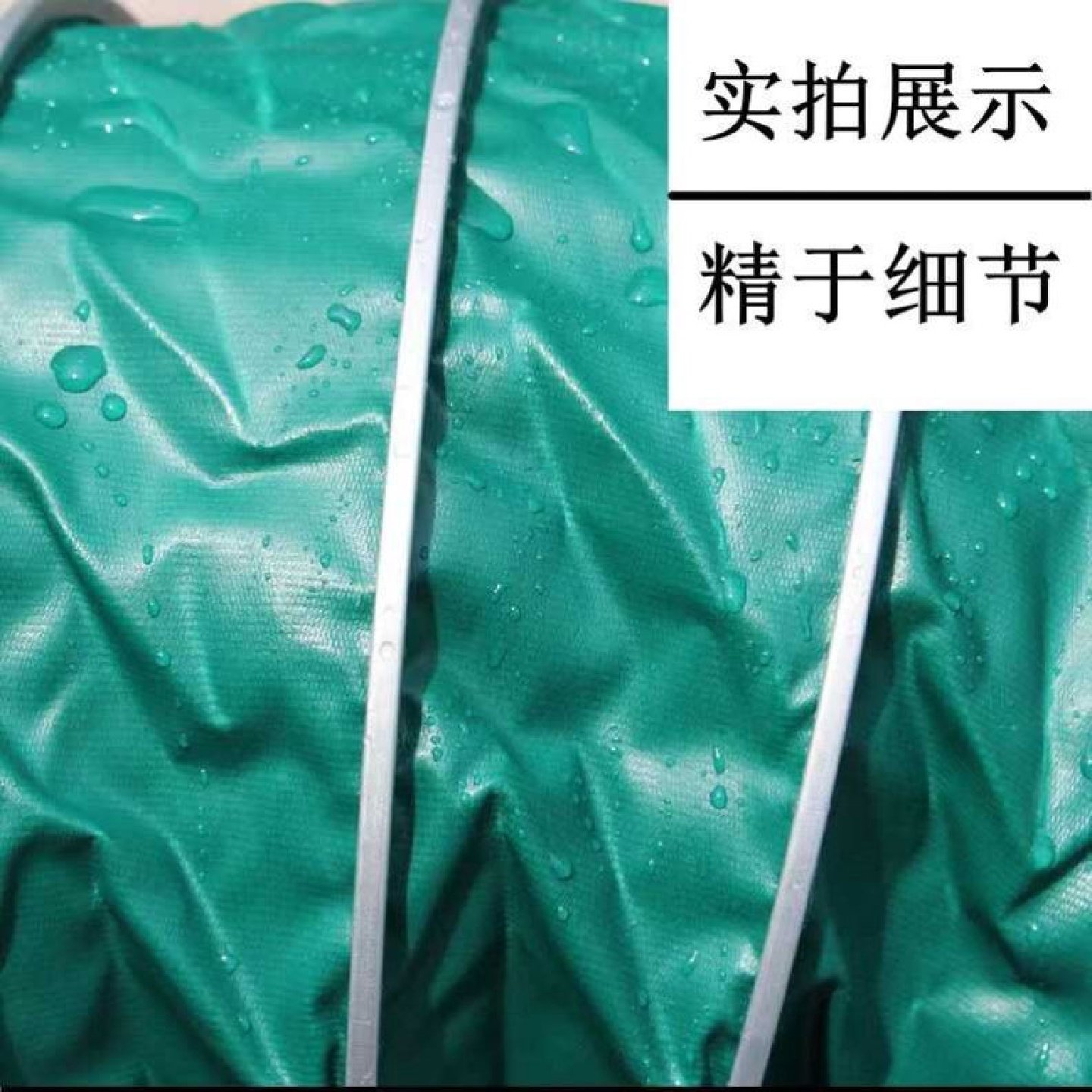 通风管道耐高温风管软管200度绿色三防布风管帆布软管排烟管伸缩