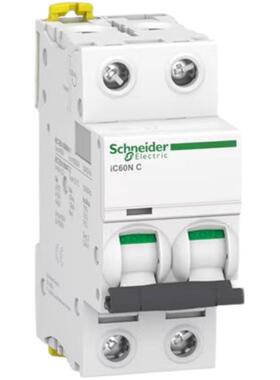 原装施耐德iC60N 1P+N 3A 4A C断路器A9F74604进口A9F74603