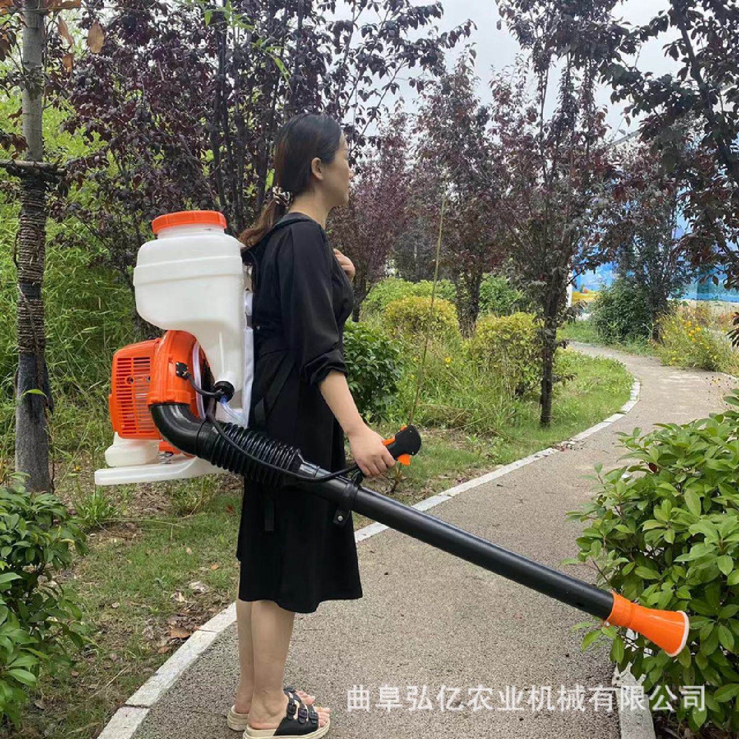 应急救援高压风水灭火机细水雾救火水枪园林后背式出风出水弥雾机
