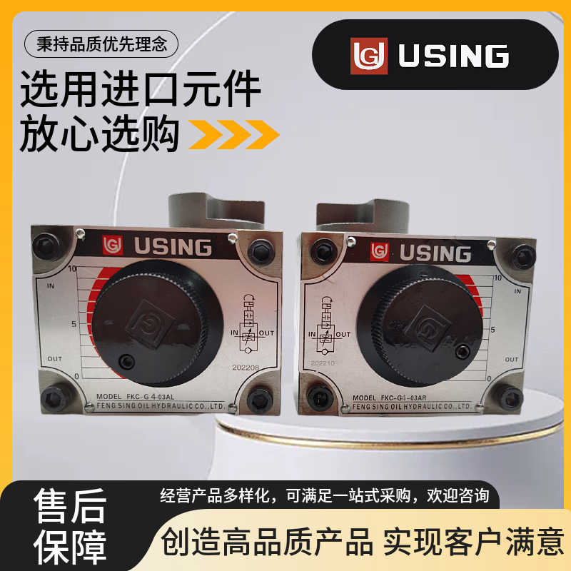 USING峰欣 FKC-G4-02AR 03LAR 03AL ALI BR ARI LA锯床调速阀