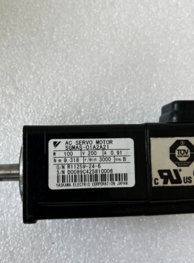 SGMAS01A2A21安川伺服电机成色好实物拍摄