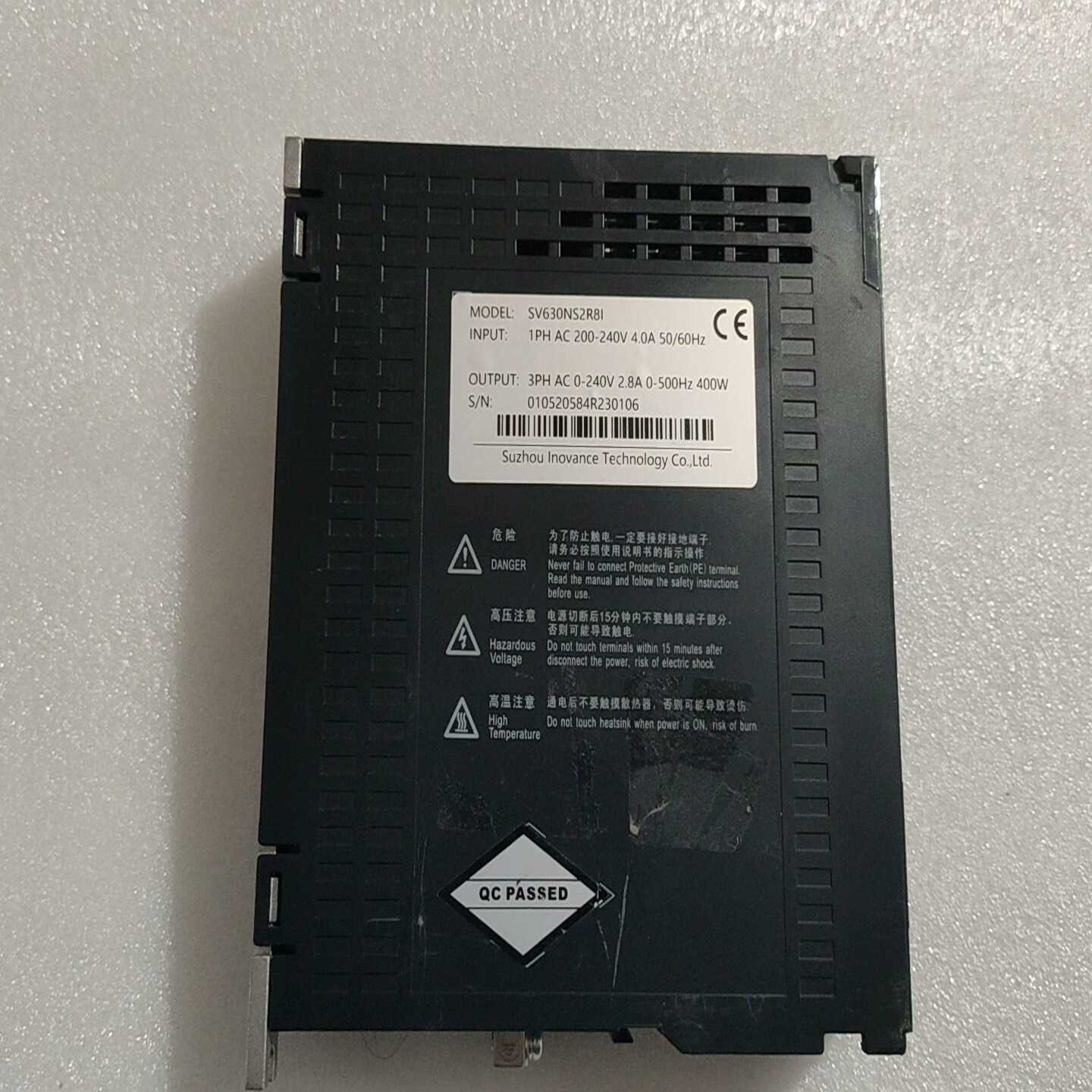 汇川伺服驱动器SV630NS2R8I【询价】