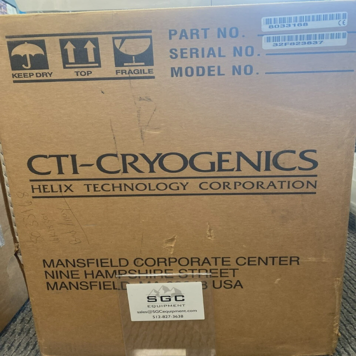 CTI-CryogenicsCryo-Torr8低温泵PN:8033168