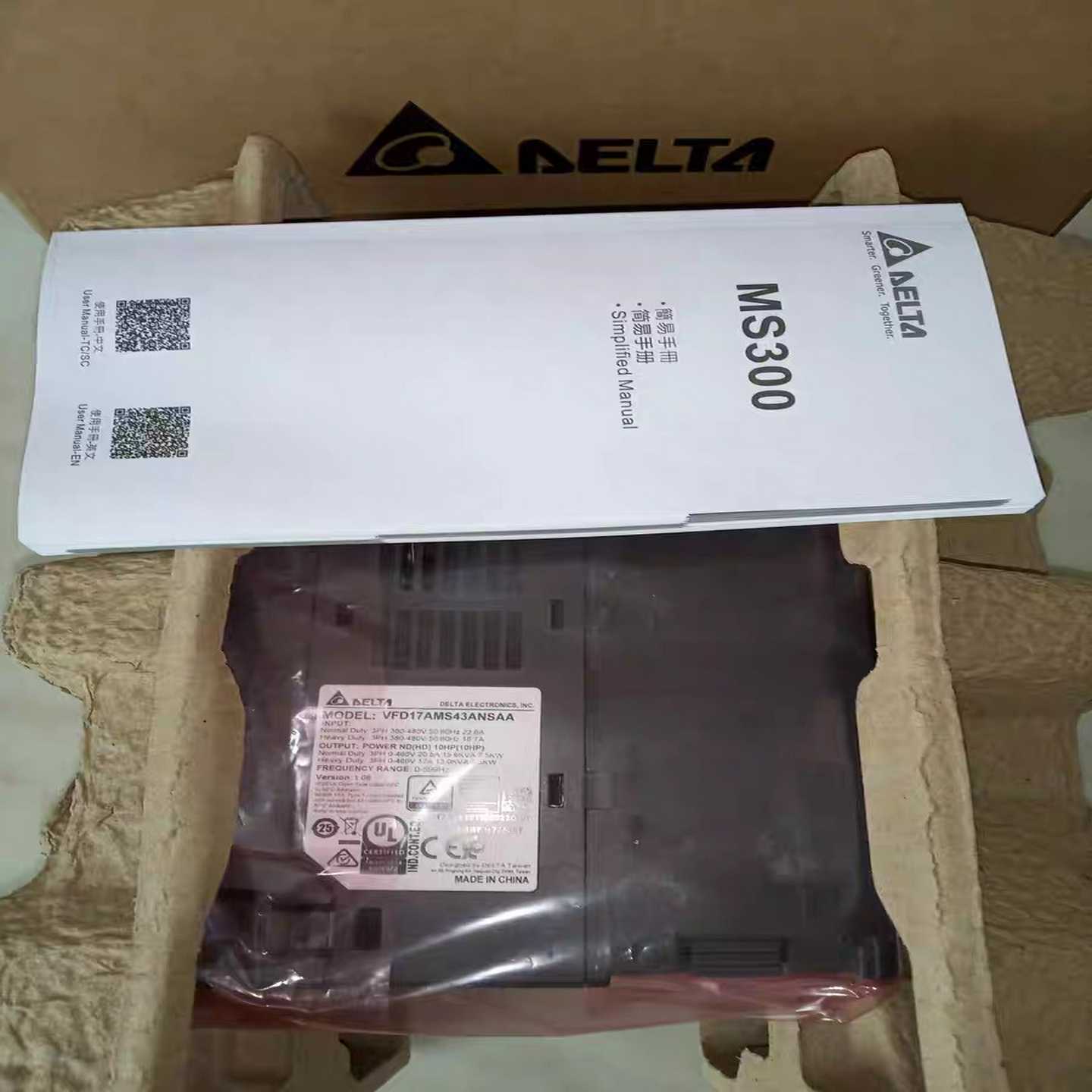 咨询-台达变频器VFD17AMS434A2MS432A7MS4