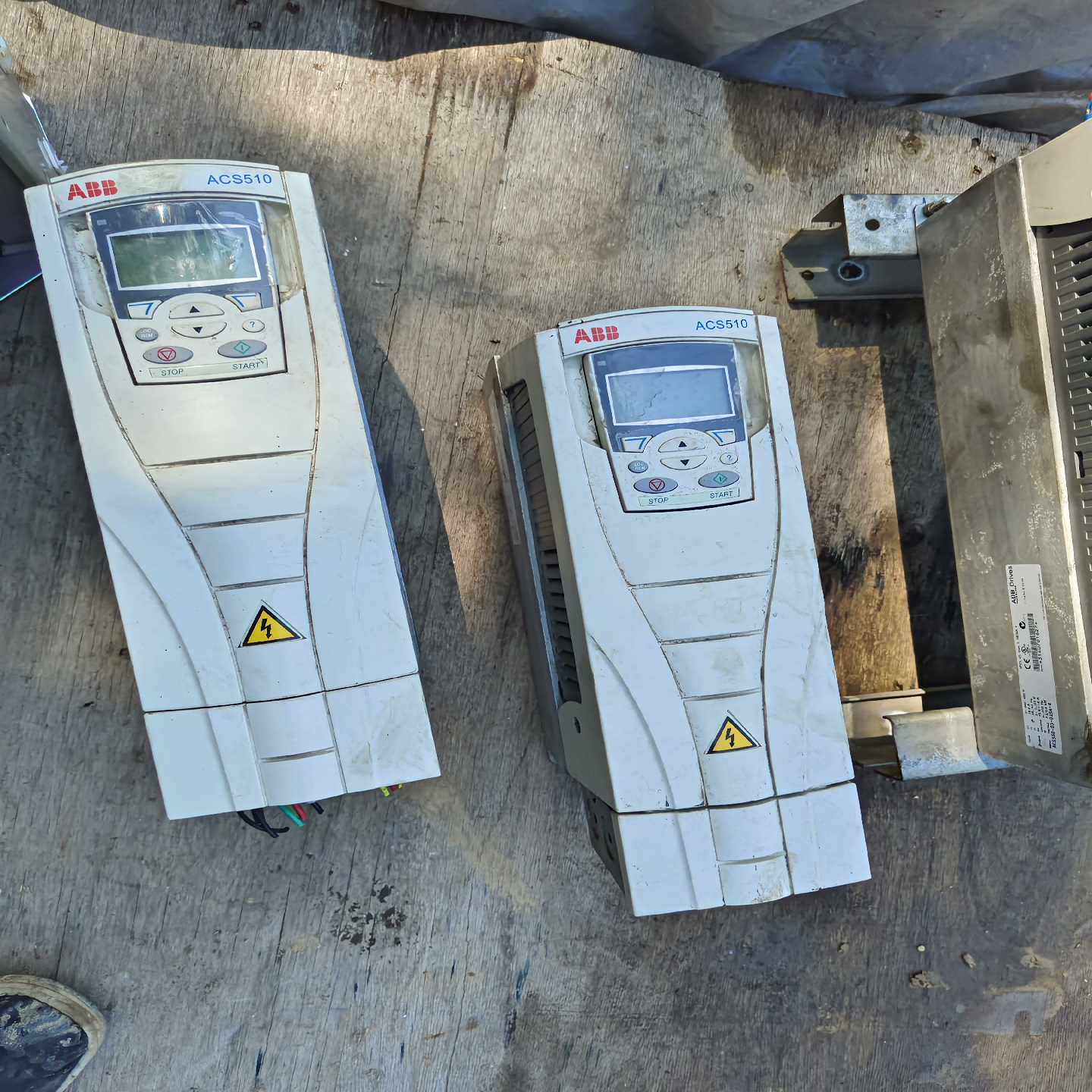 拆机ABBACS510变频器4KW两台打包出售--议价商品