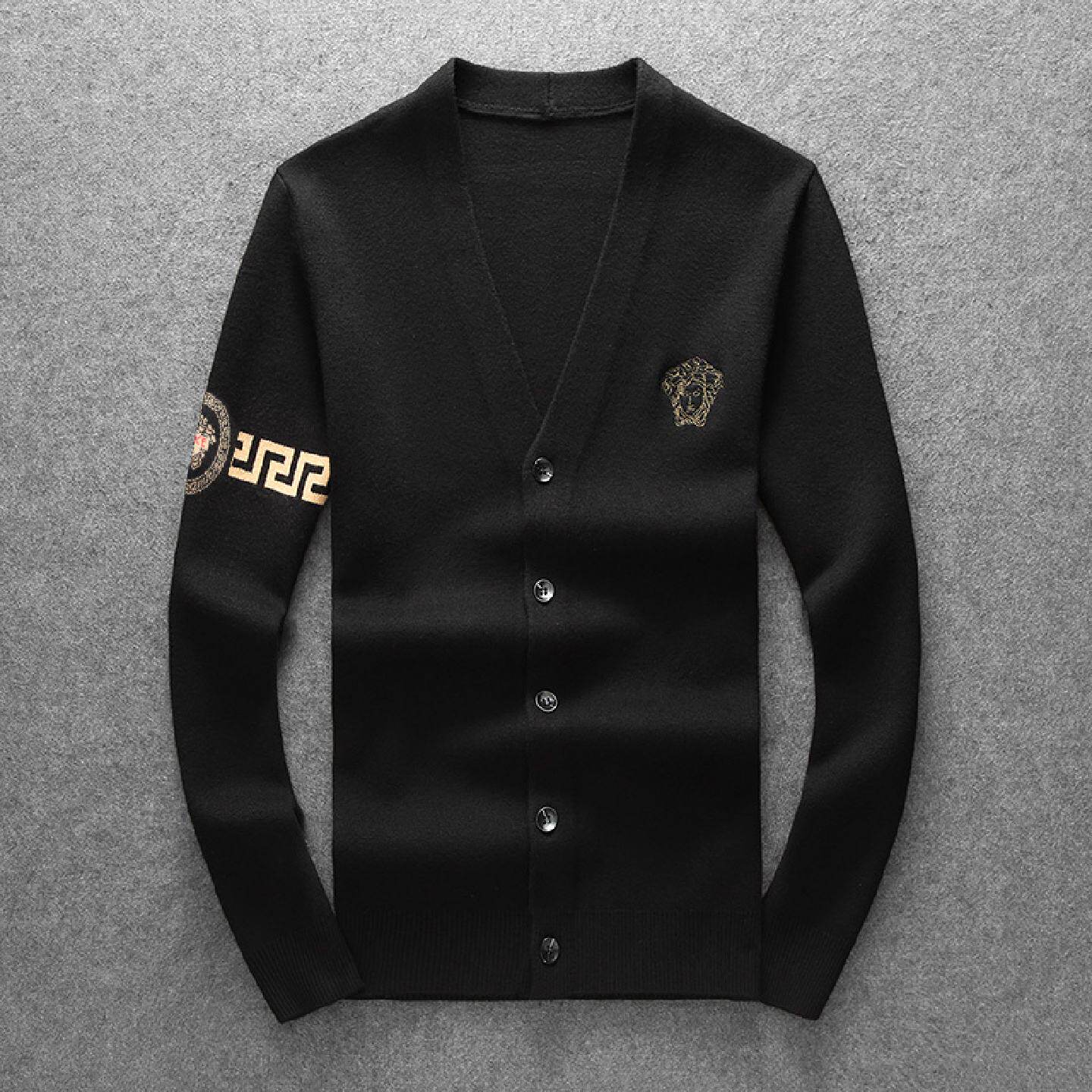 秋冬季新款高端羊毛衫外套男士欧货显瘦毛衣欧洲站潮牌开衫针织衫