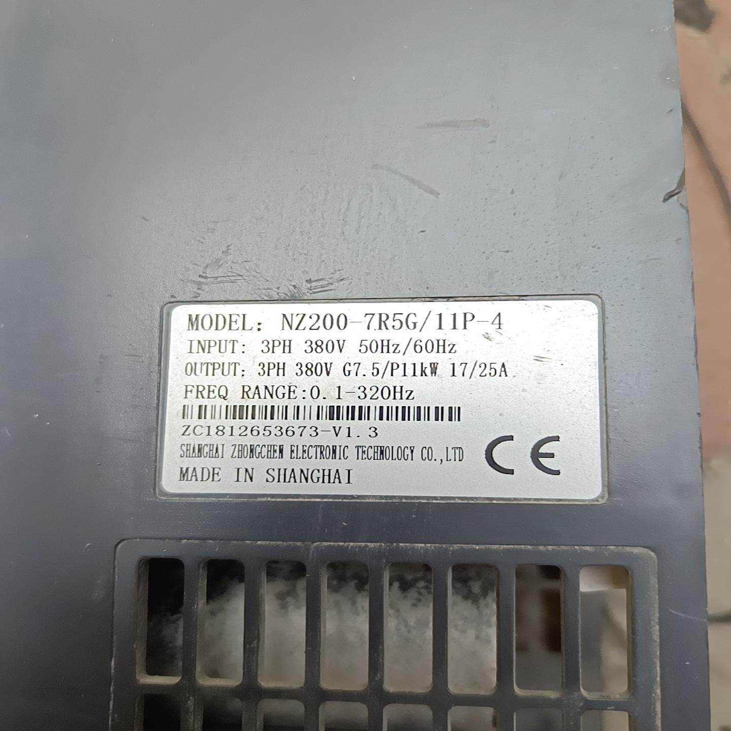 众辰NZ200T-7R5G/11P-4询价