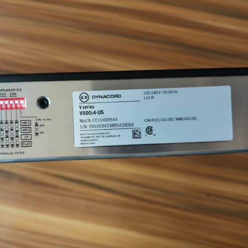 DYNACORD V6004US  F01U409544-议价