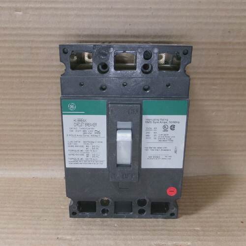 New GE THED THED124100 2 Pole 100 Amp 480V Circuit Breaker N