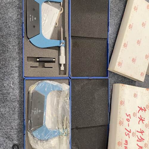 议价--青海量具双尖头外径千分尺高精度数显测厚仪工业级固定座配