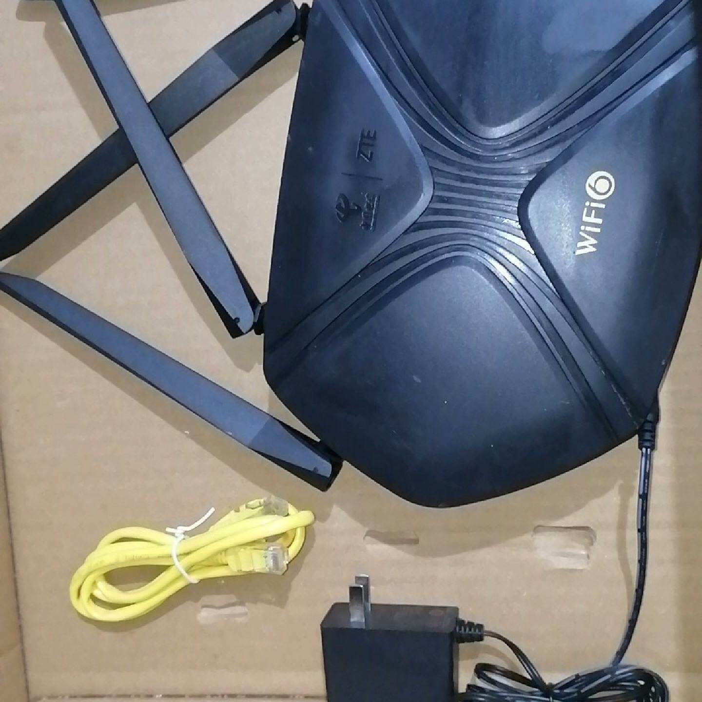 中兴ZXHN E1600 WiFi6千兆双频路由器，电信定制 版，支持2.4G/5G