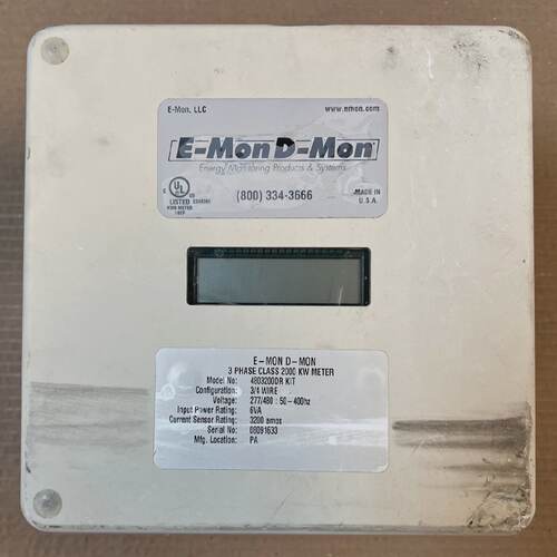 Emon Dmon 3 Phase Class 2000 KW Meter 4803200 DR KIT
