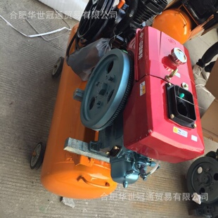 专业常柴动力0.9空气压缩机工业级柴油机空压机流动补胎