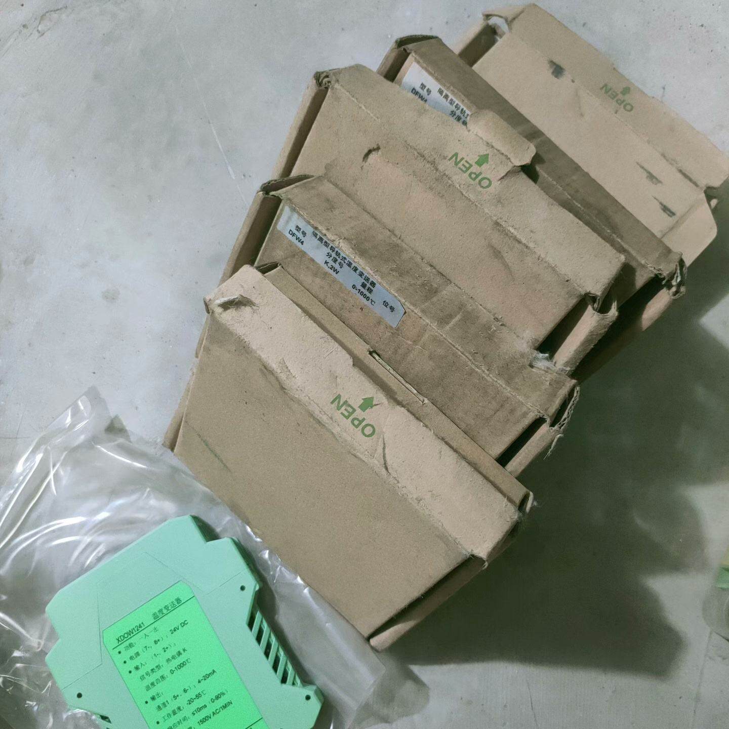 议价k型热电偶变送器量程01000度全新的50元一个包邮可维修