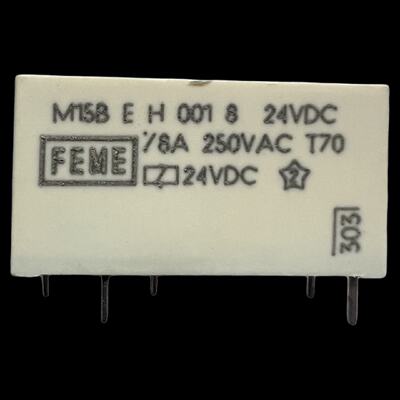 议价FEME继电器 M15B E H 001 8 24VDC /8A 250VAC T70全新，表面