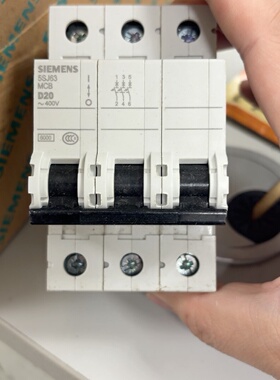 西门子断路器5SJ63MCBD20三极额定电流20A议价