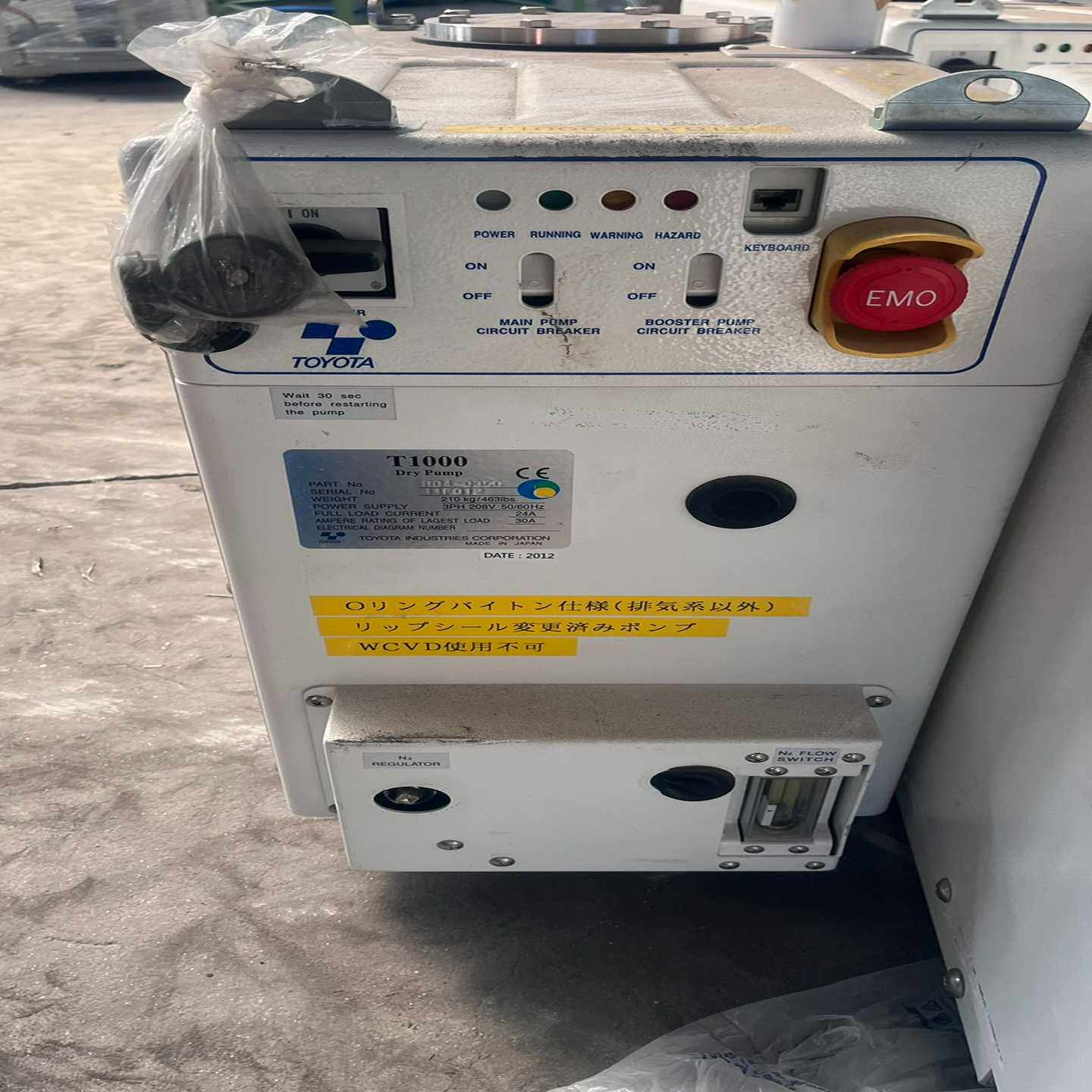 TOYOTA/真空泵,型号T1000和T1800-H控制器,询价