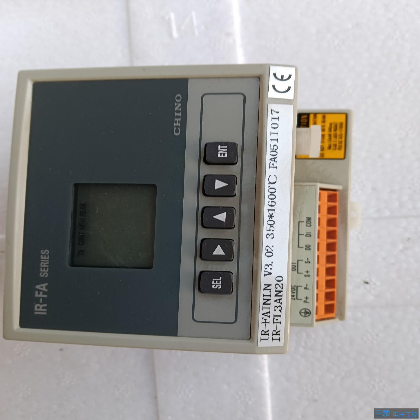 日本CHINO千野光纤式辐射温度仪测温仪IR-FA样子如图用，议价