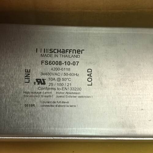 SCHAFFNER滤波器 FS6008-10-07 全新原装议价