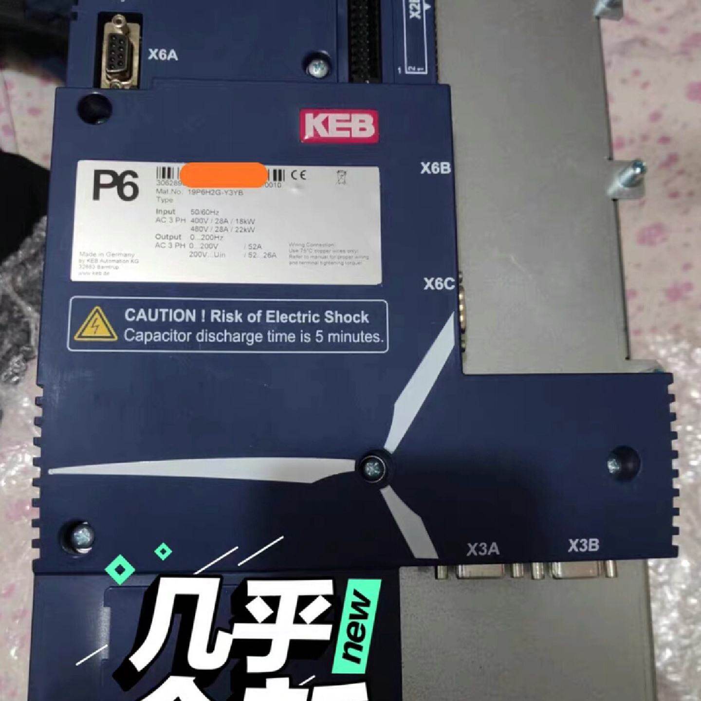 KEB科比变频器P619P6H2GY3YB全新KEB科