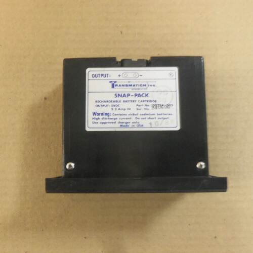 TRANSMATION 100724005 2.2 AMP 5V SNAPPACK RECHARGEABLE BATTE