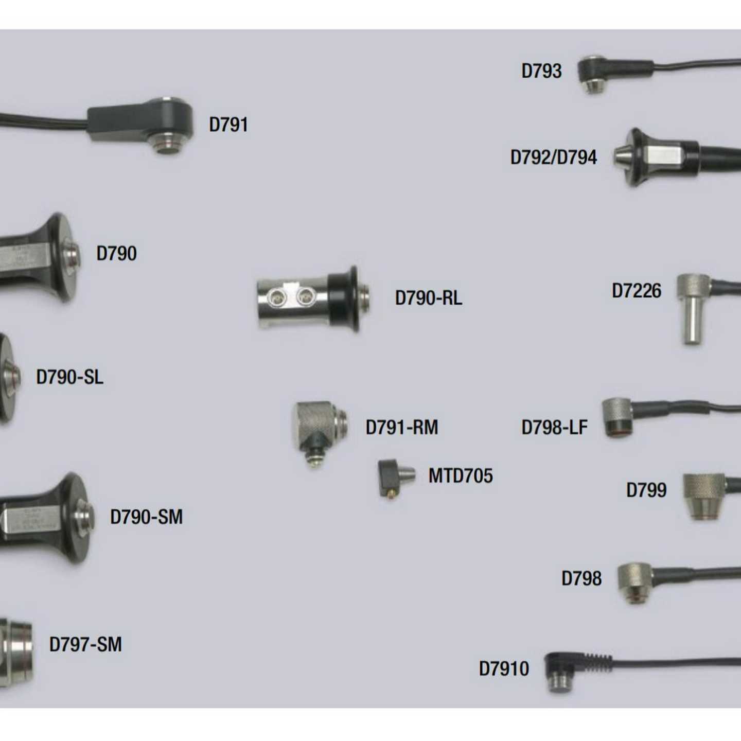 D7910双晶探头D799标准探头D790高温型D798小测厚仪r电测数显