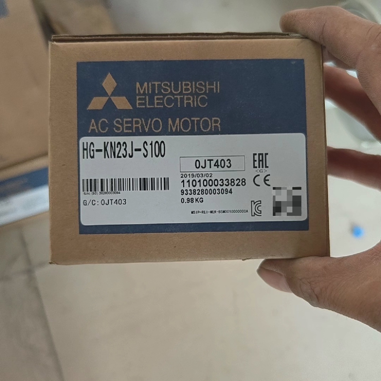 【议价】伺服电机HGKN23JS100三菱全新原装正品现货一