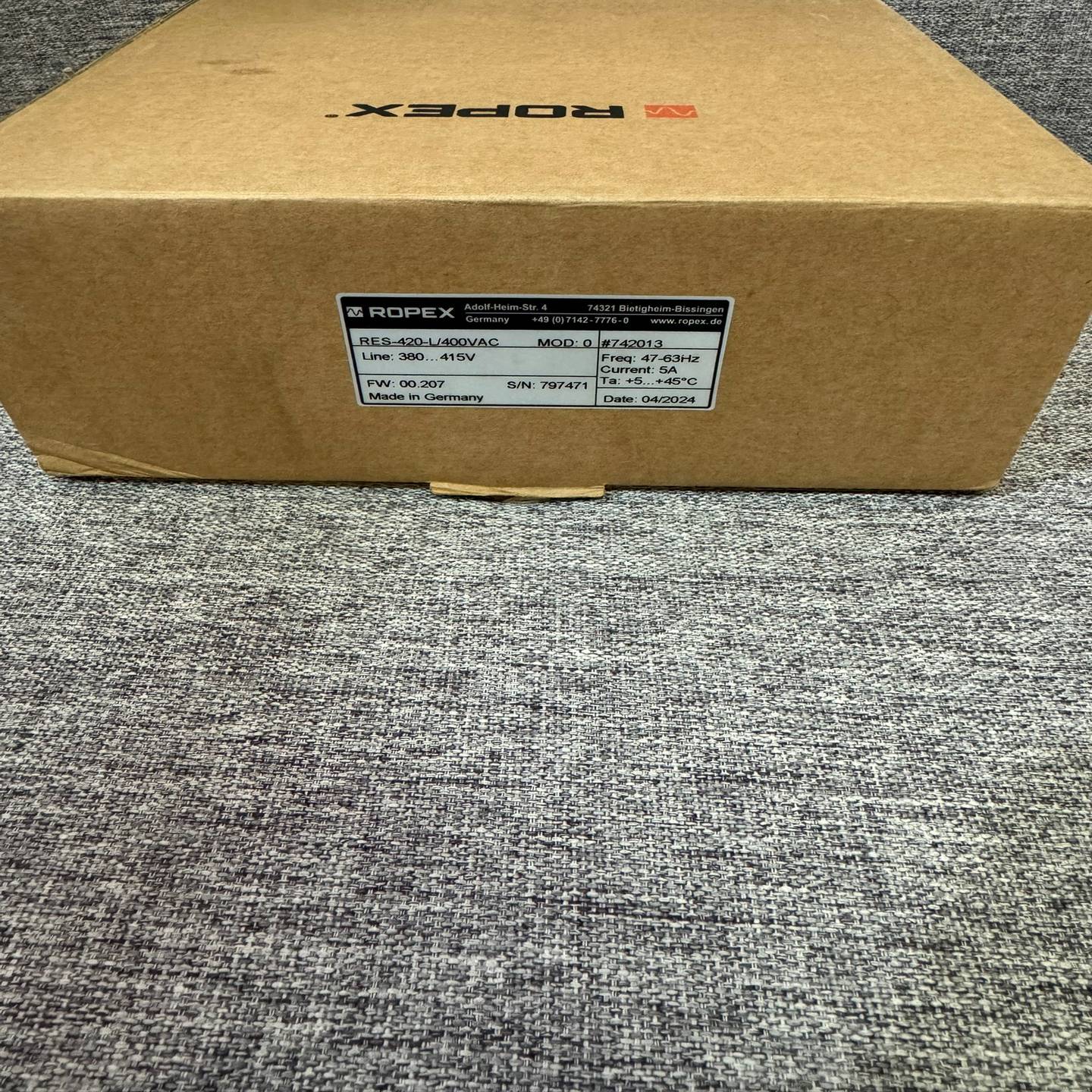 全新进口ROPEX诺派克热封控制器，型号RES-420-L/--议价商品