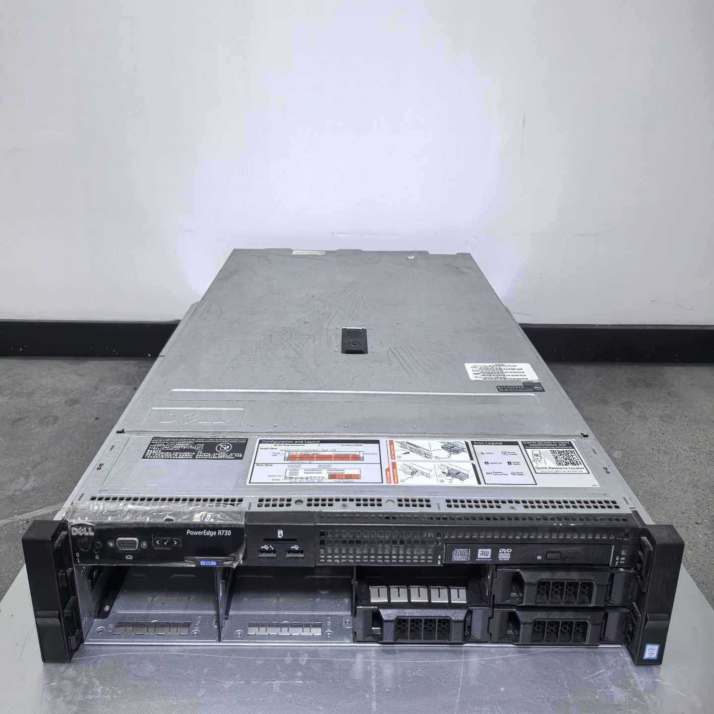 dell 戴尔r730准系统 3.5寸8盘位 2.5寸16盘