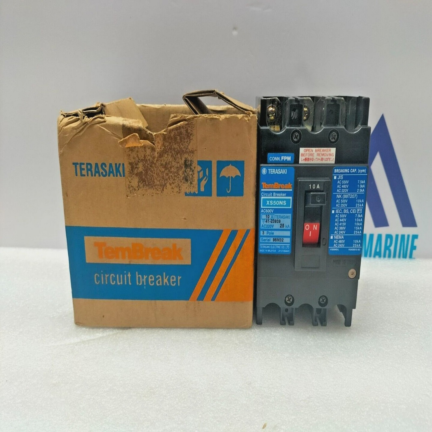 TerasakiXS50NSTembreakCircuitBreaker3P10AFPM