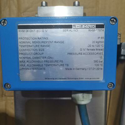 议价Rheok Flowmeter Rhm06gntPG12 Actual Product Photo适用