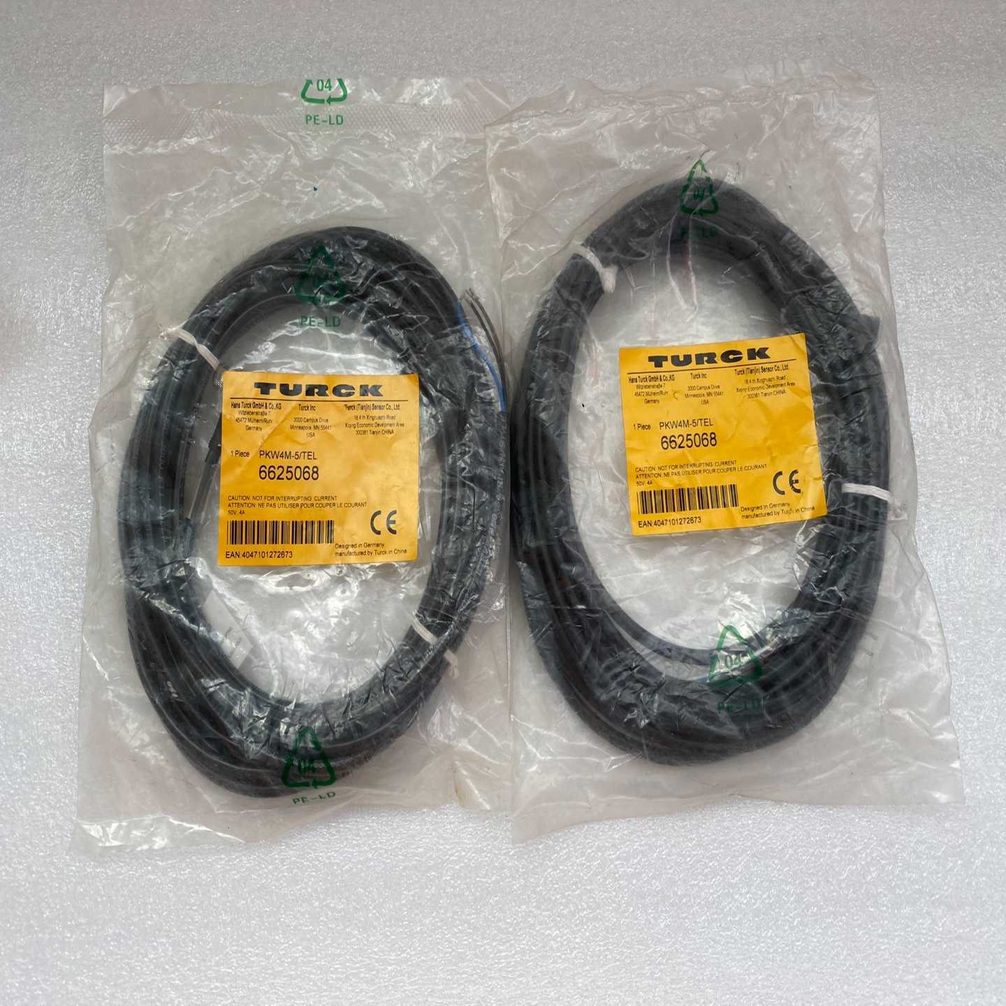 PKW4M-5/TEL图尔克传感器连接线PKW4M-5/T询价