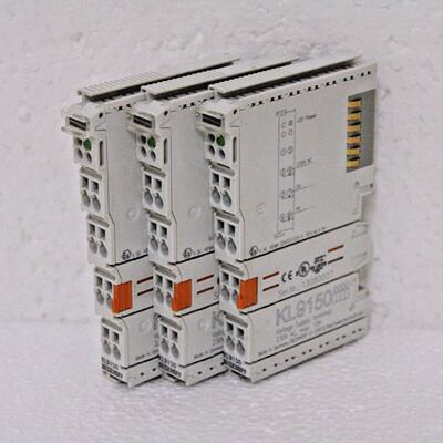 LOT of 3 pcs. BECKHOFF KL9150 Potential supply terminal 1202